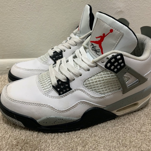 Jordan Retro 4 OG Cements Size 8.5 Style #840606-192 - Picture 2 of 7